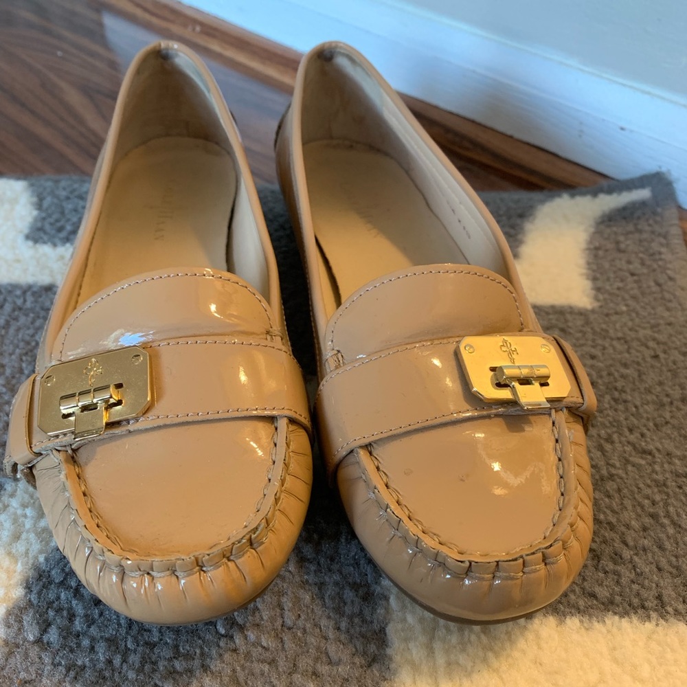 Cole Han patent leather flats